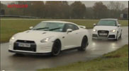 Vídeo: Audi A1 Quattro contra Nissan GT-R