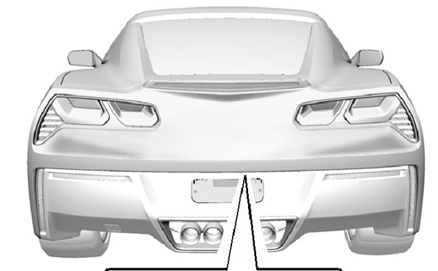 The back of the Corvette C7 is now also leaked