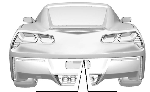 Immagini del posteriore della Corvette C7!
