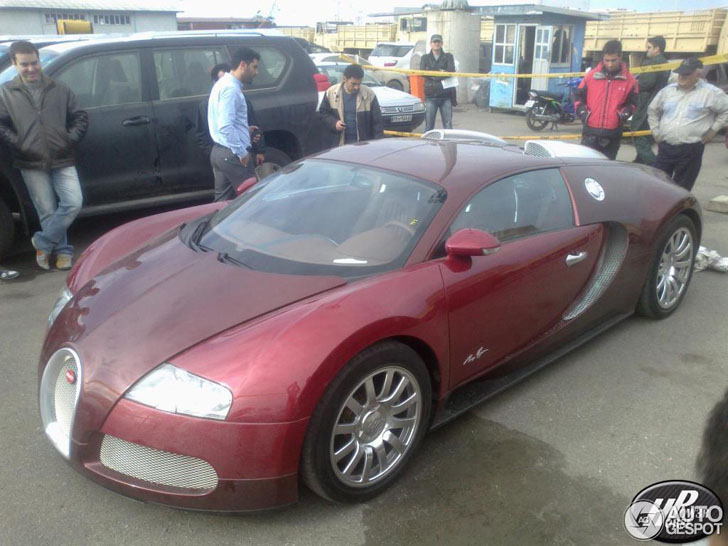 Gespot: Bugatti Veyron 16.4 in Iran