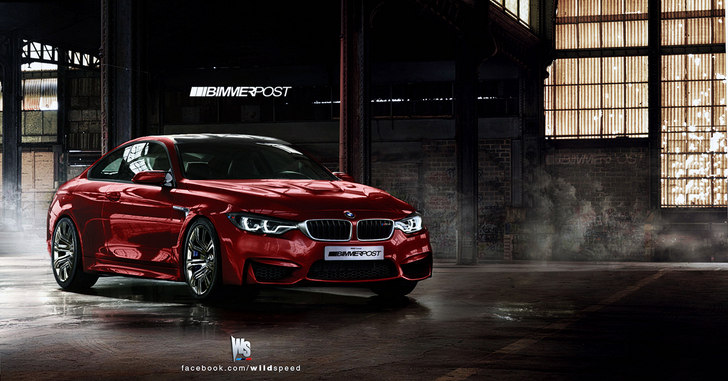 Rendering van de BMW M4 is erg lekker!