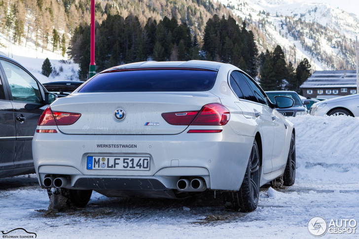 The first BMW M6 Gran Coupe is spotted!