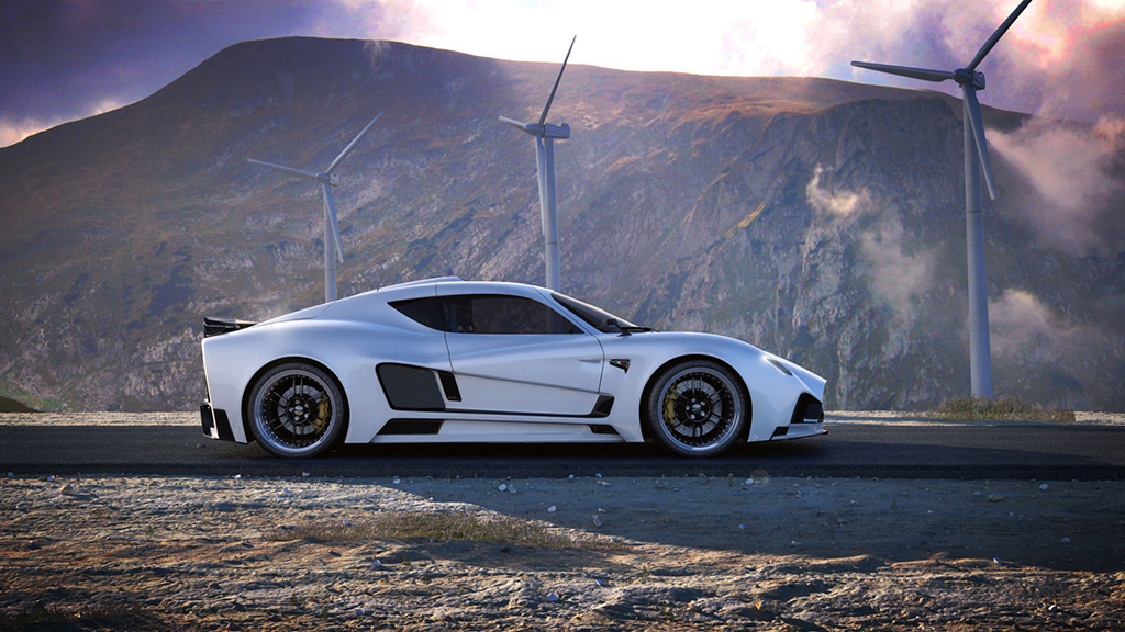 Mazzanti Evantra V8 wordt snel, mooi en bruut