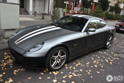 Striped Ferrari 612 Scaglietti captured