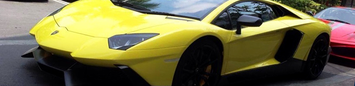 Avvistata una Lamborghini Aventador Anniversario a Bangkok 
