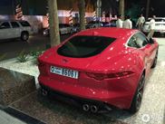 La première Jaguar F-TYPE R a été spotté à Dubai! 