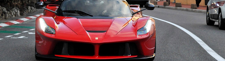 LaFerrari avvistata nel Principato di Monaco 