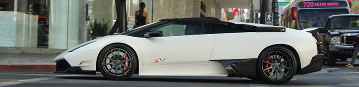 Lamborghini Murciélago by Platinum Motorsport spotted in Beverly Hills