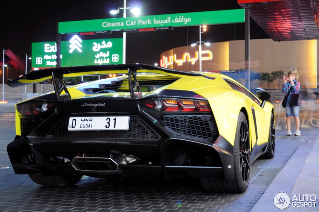 Lamborghini Aventador LP720-4 50° Anniversario gespot in Dubai!