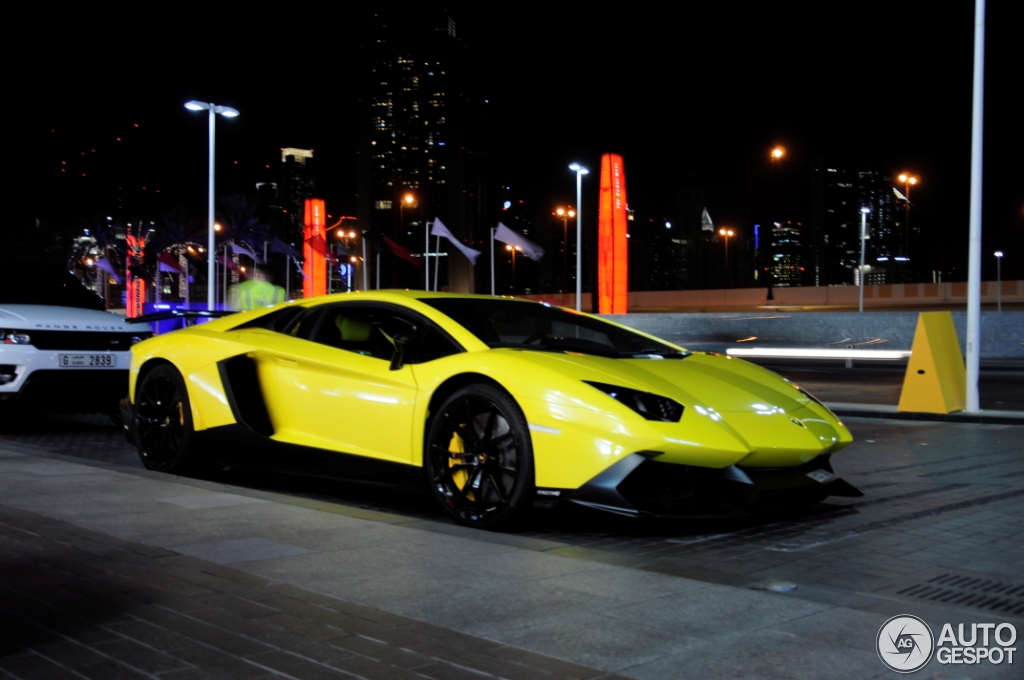 Lamborghini Aventador LP720-4 50° Anniversario in Dubai gespottet!