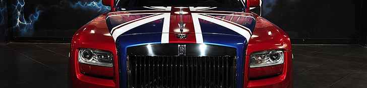 Rolls-Royce Ghost sa prazničnom folijom MS Motors