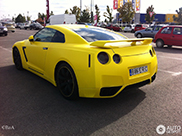 Żółty Nissan GT-R: stylowy!