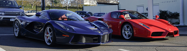 Italian supercars spotted in millionairs enclave Greenwich