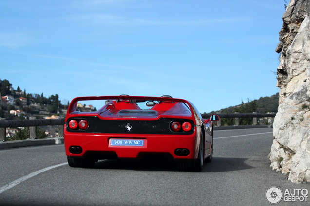 Ferrari F50 blijft indruk maken