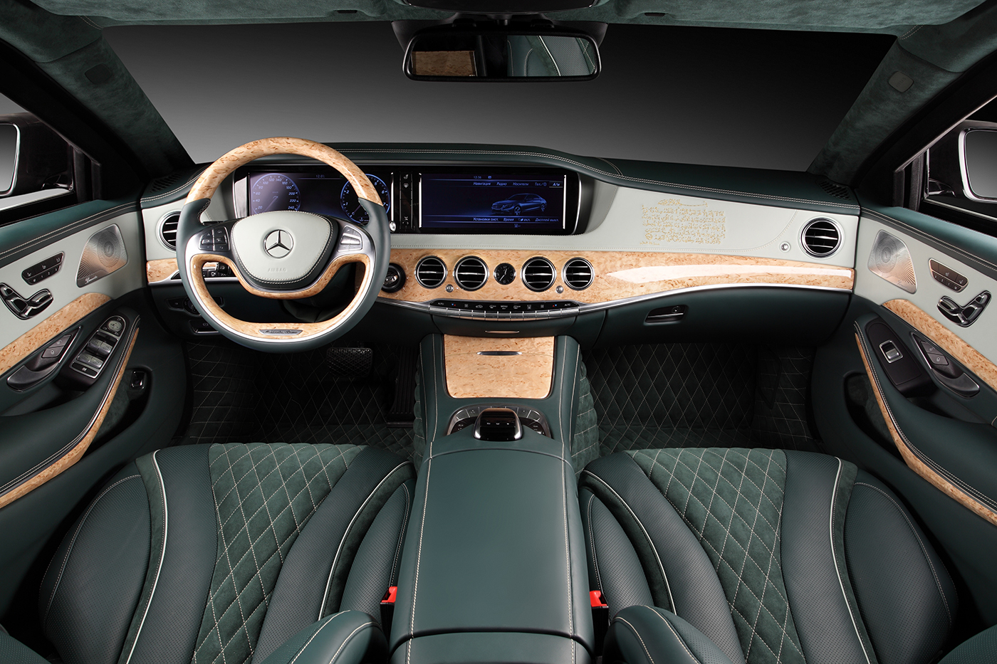 TopCar verfraait interieur Mercedes-Benz S600 Guard