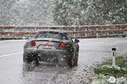 Alfa Romeo 8C Spider enjoys the snow