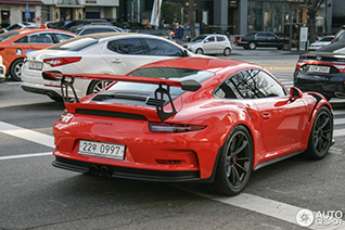 Porsche 991 GT3 RS vastgelegd in Zuid-Korea