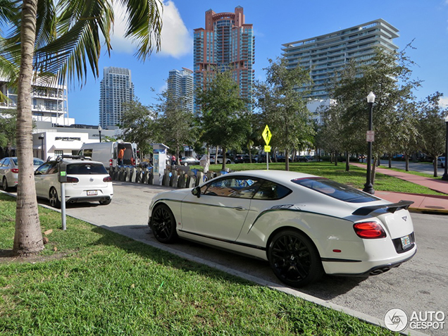 Bentley Continental GT3-R gespot in Miami Beach