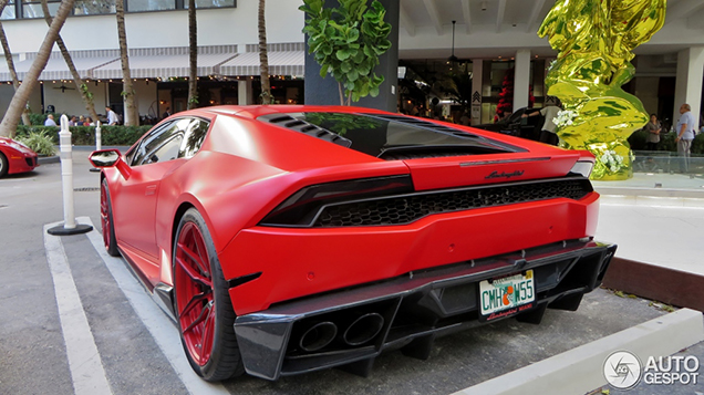 Gespot: gemodificeerde Lamborghini Huracán LP610-4