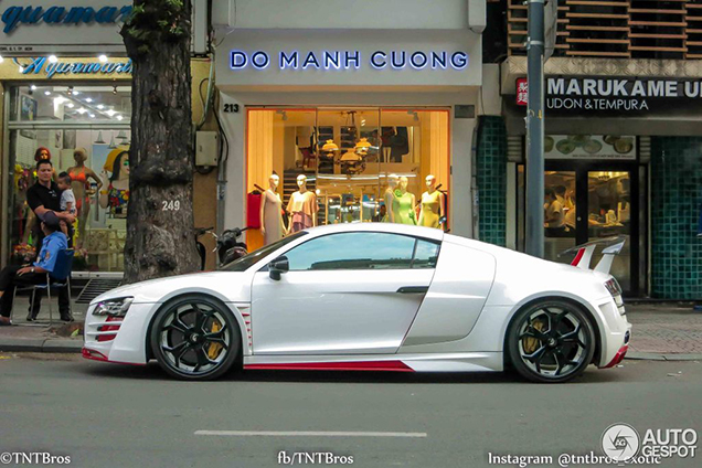 Gespot: Audi R8 Prior Design Twin Turbo by Heffner Performance