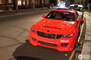 Red BMW Hamann M5 looks incredibly distasteful