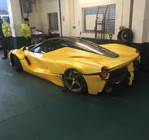 The day after: LaFerrari meer gehavend dan gedacht