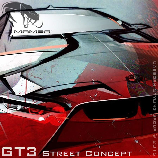 Mamba GT3 Street Concept is een knotsgekke creatie 