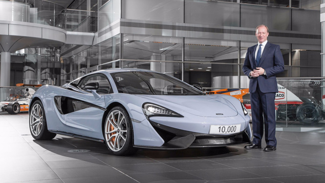 McLaren heeft 10.000e auto gemaakt
