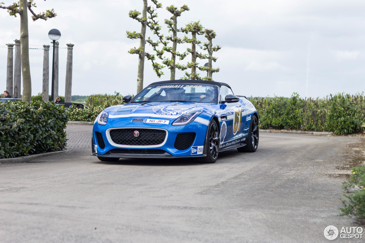 Spot van de Dag: Blauwe Jaguar F-Type Project 7