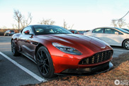 Spot of the Day USA: Volcano Red Aston Martin DB11