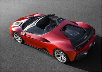 Ferrari J50 is een 488 Spider van reserve onderdelen