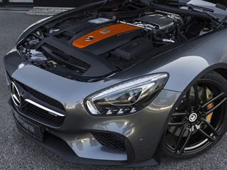 G-Power geeft Mercedes-AMG GT S ook oranje motorcover