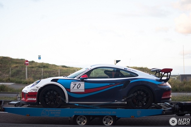 Spot van de dag: Porsche 991 GT3 RS met Martini-striping