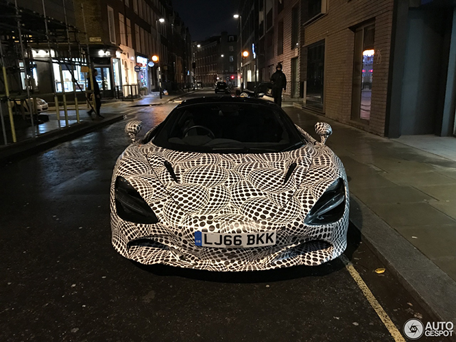Staat McLaren's BP23 prototype gewoon in centrum Londen?
