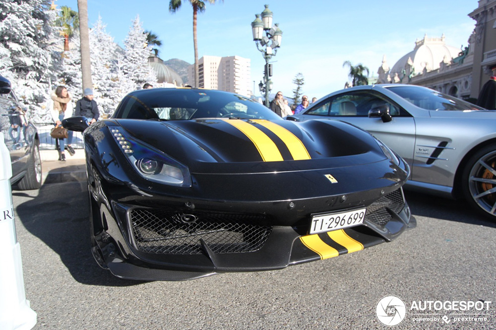 Monaco begint Ferrari 488 Pista walhalla te worden