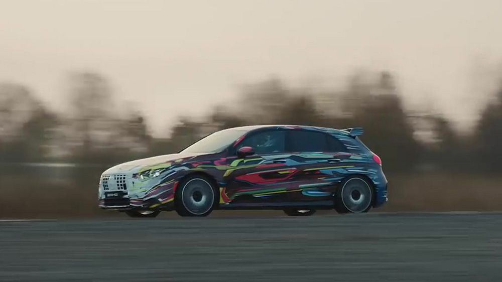 Mercedes-AMG laat ons alvast een beetje van de A 45 S zien