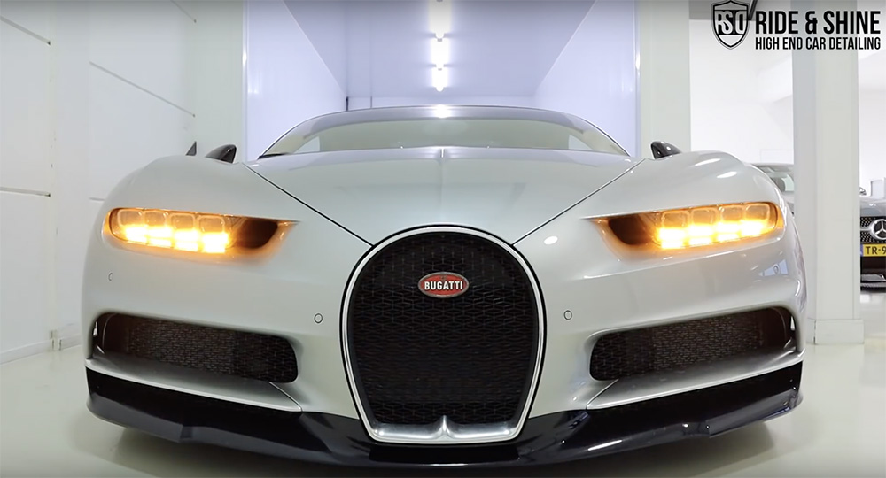 Filmpje: Bugatti Chiron wordt vertroeteld