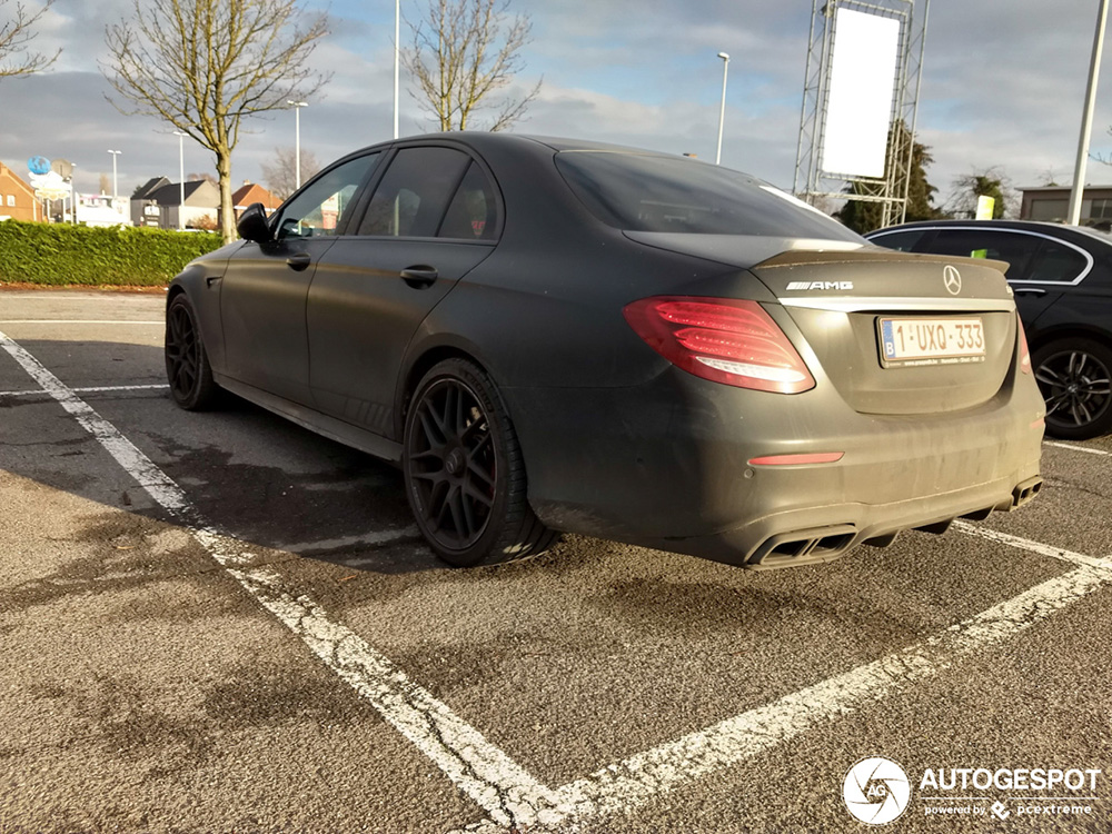 Mercedes-AMG E 63 S is echte zoutvreter