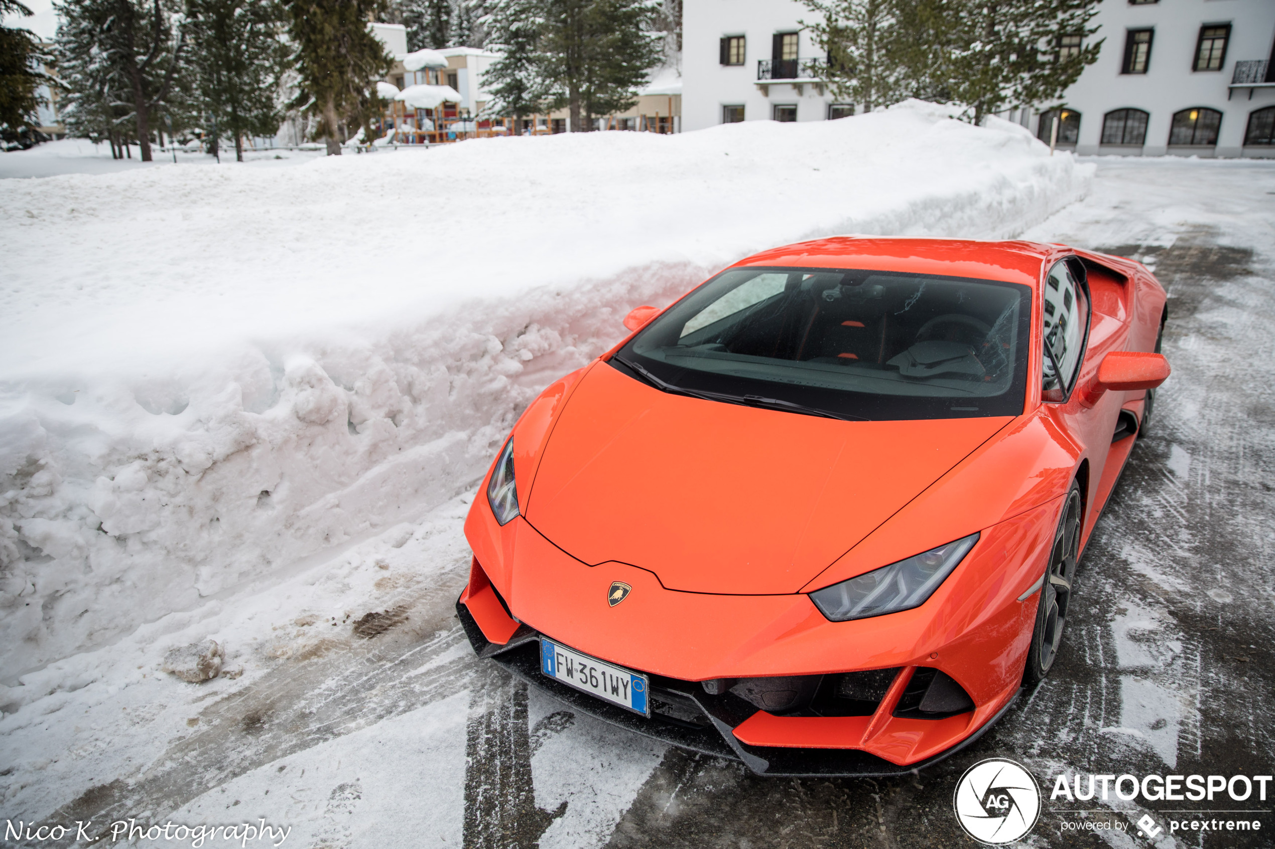 Lamborghini Huracán EVO trotseert de winter