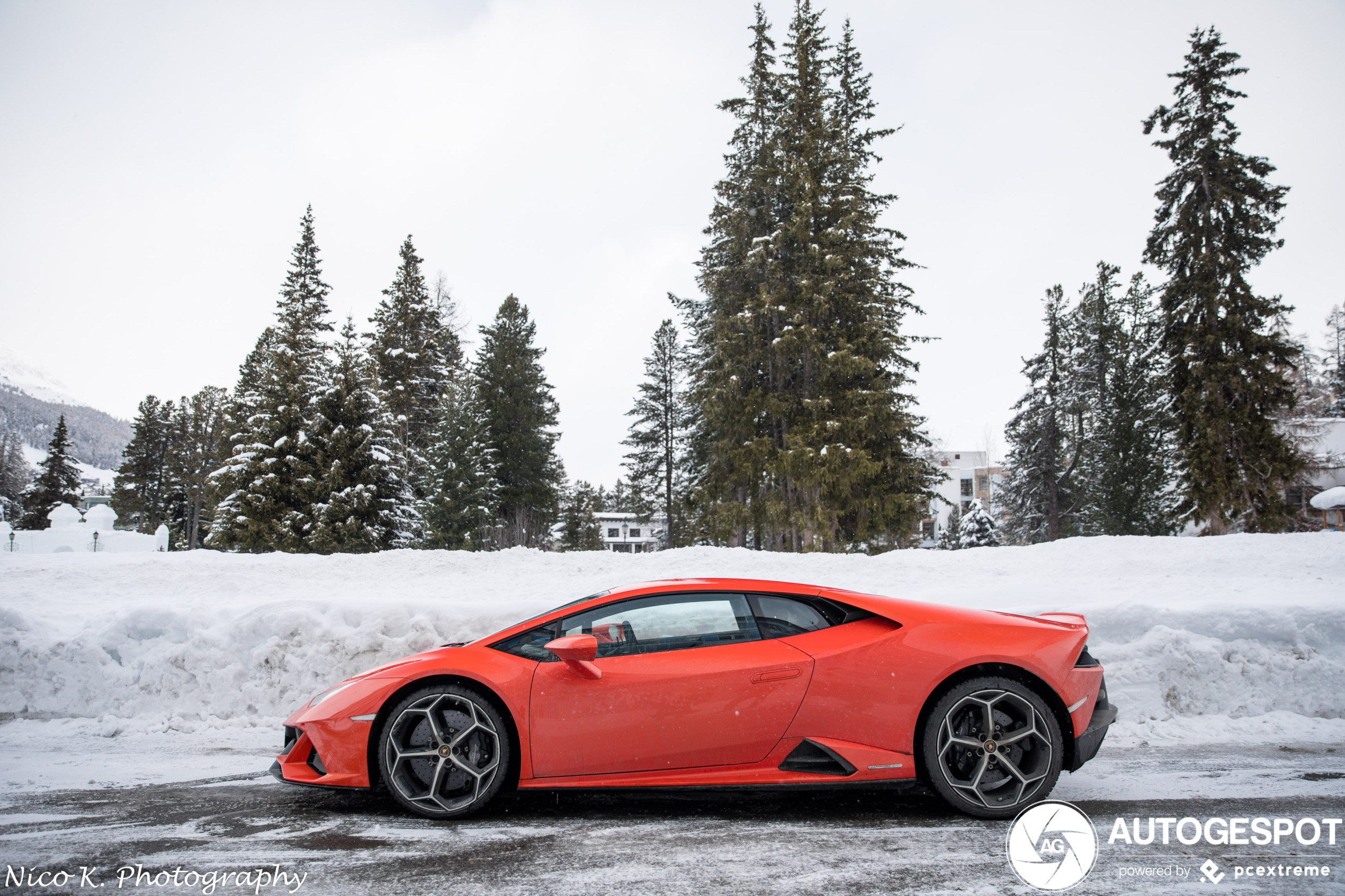 Lamborghini Huracán EVO trotseert de winter