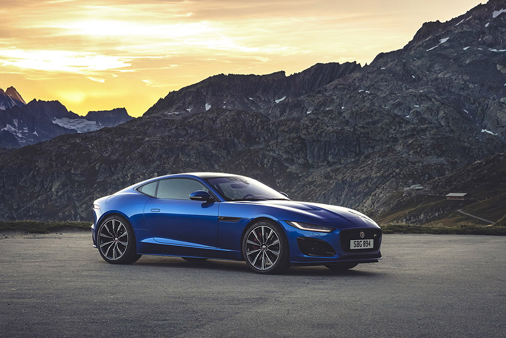 The new and refreshed Jaguar F-TYPE looks slick